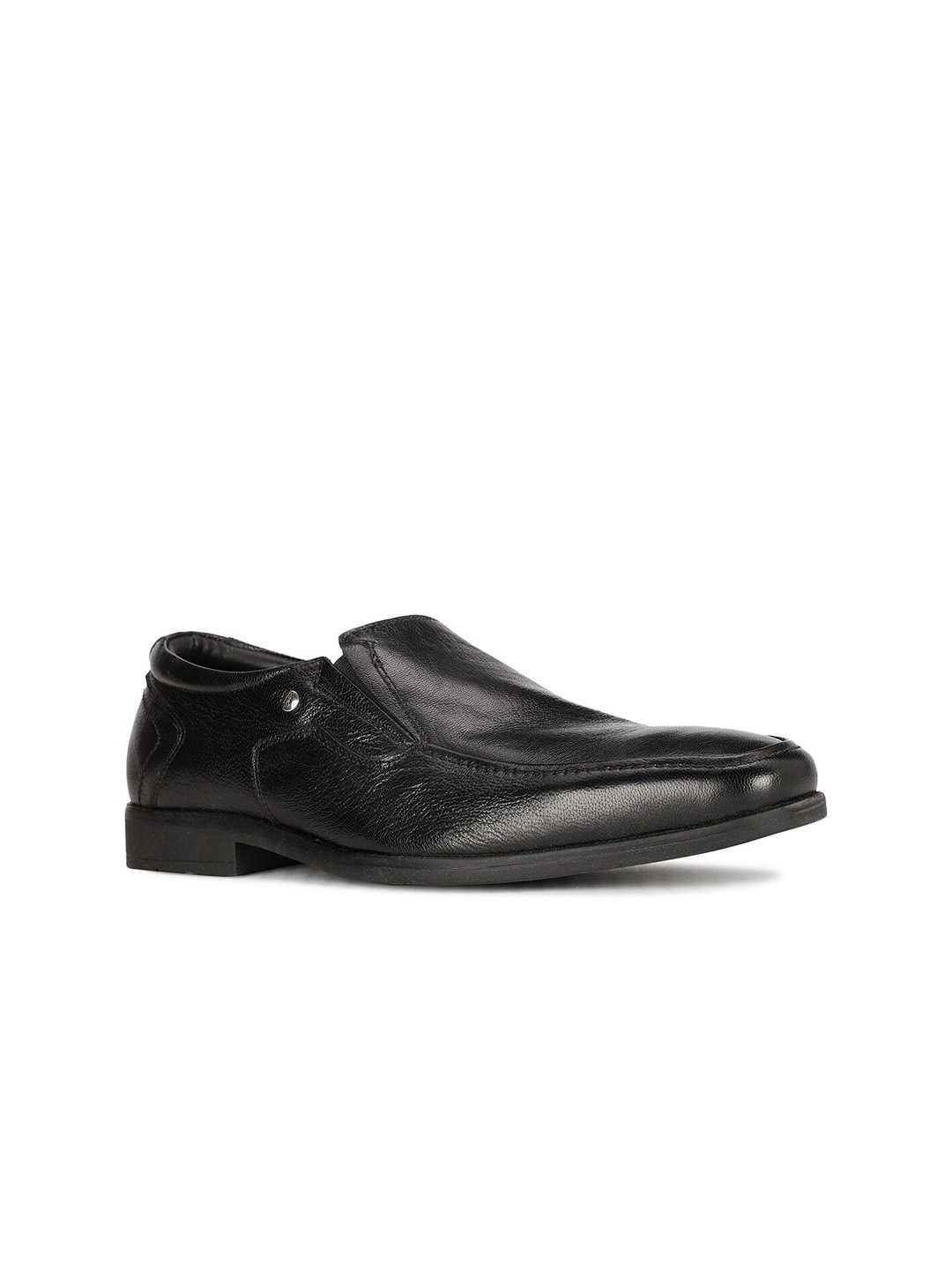 

Hush Puppies Men Round Toe Formal Slip-On Shoes, Black