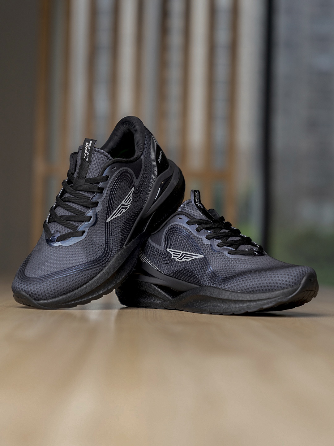 

Red Tape Men Drift+ Mesh ETPU Walking Shoes, Black