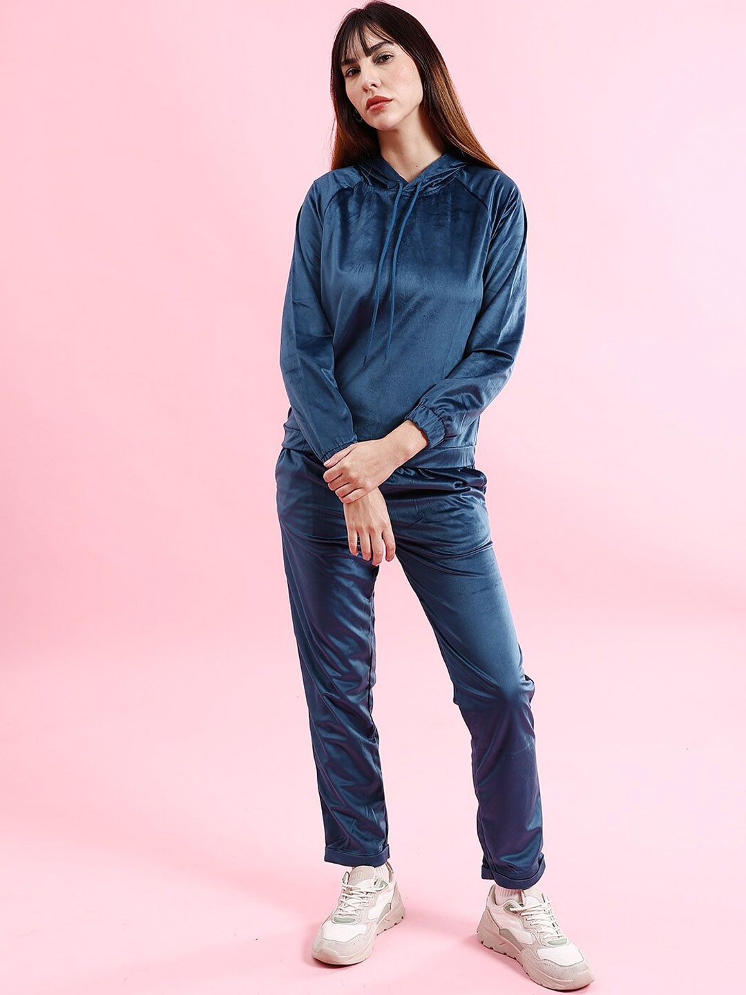 

Freehand by The Indian Garage Co Hooded Sweatshirt With Trouser, Teal