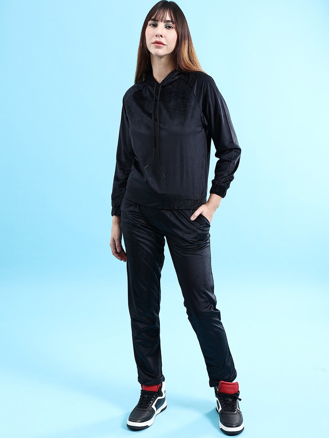 

Freehand by The Indian Garage Co Hooded Sweatshirt With Trouser, Black