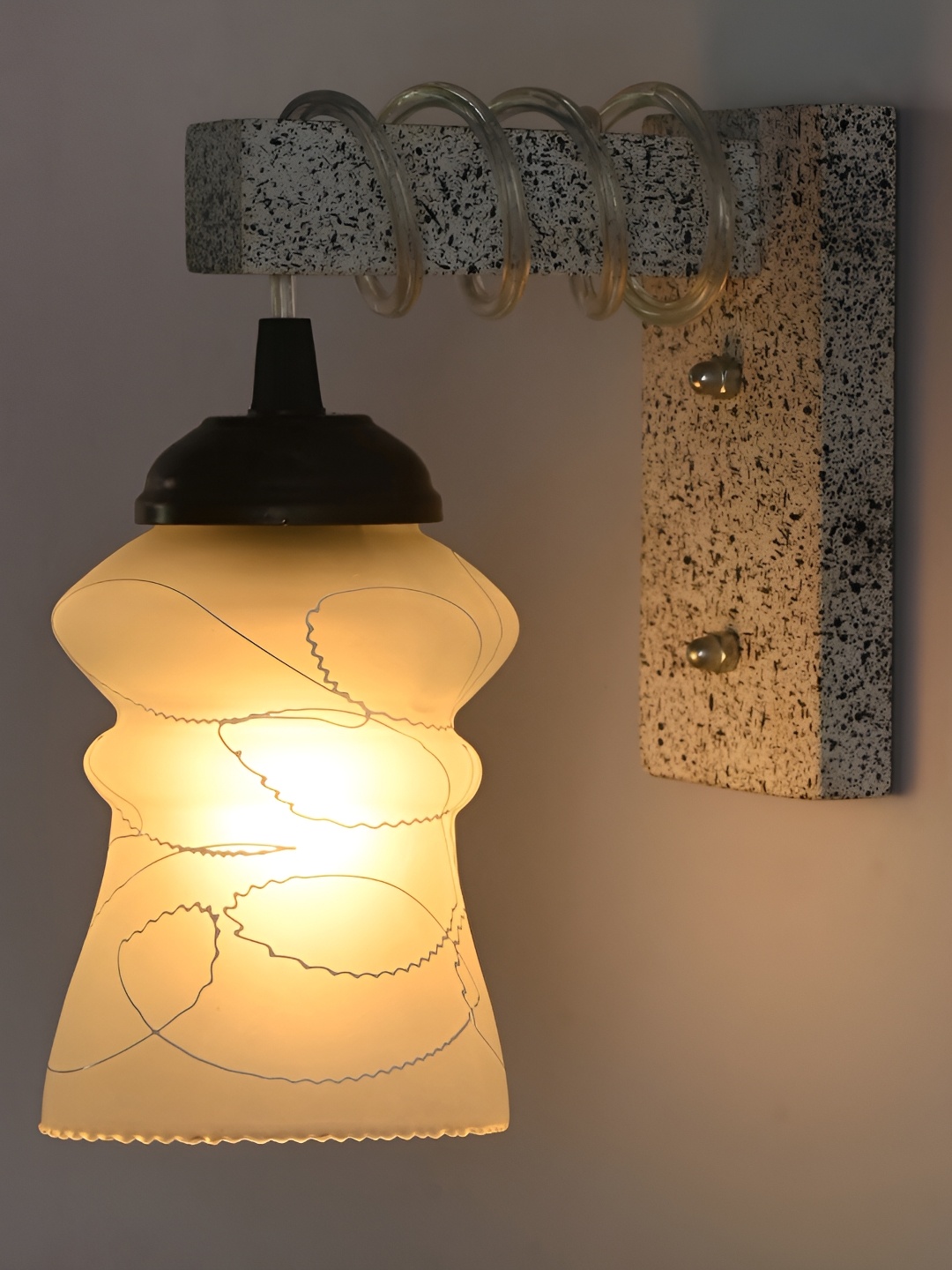 

Afast White Glass Wall Lamp