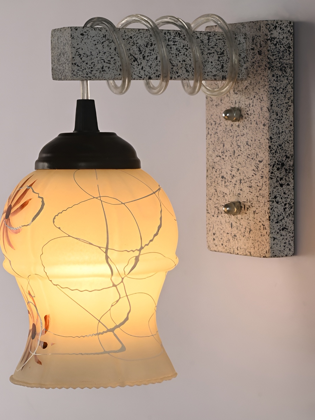 

Afast White Glass Wall Lamp