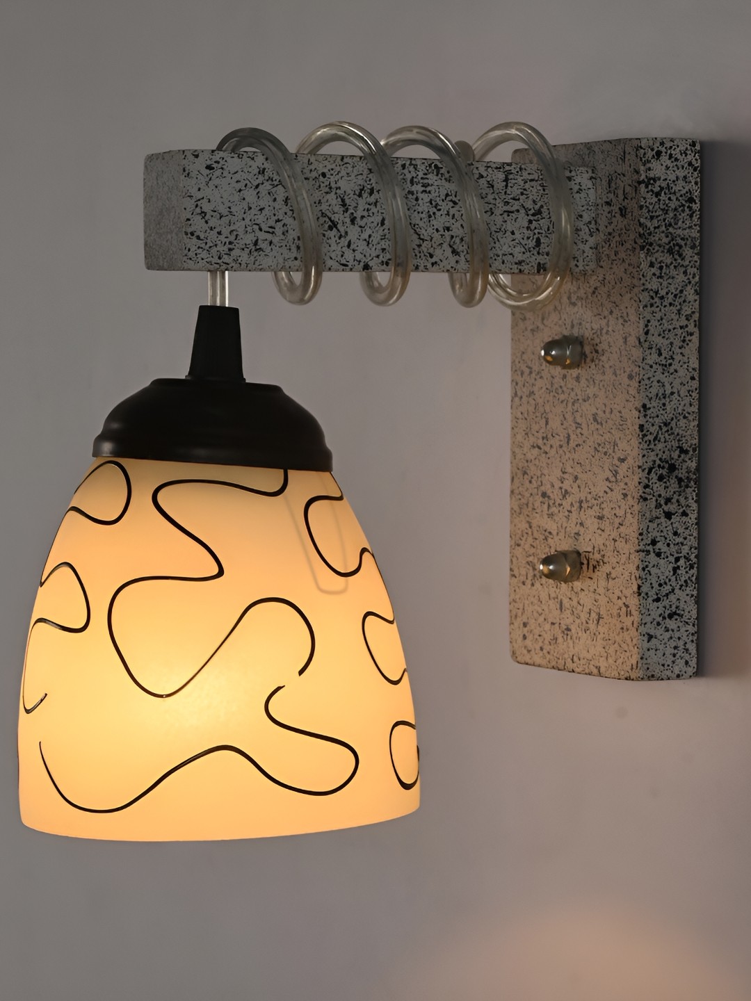 

Afast White Glass Wall Lamp