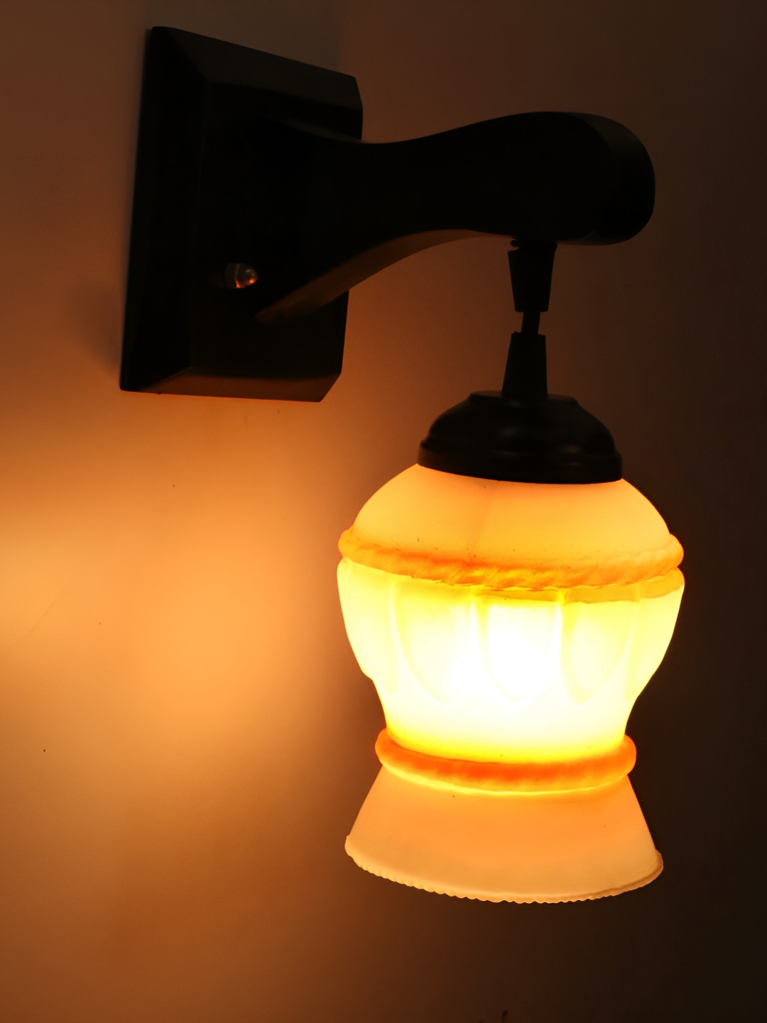 

Afast Orange Glass Wall Lamp