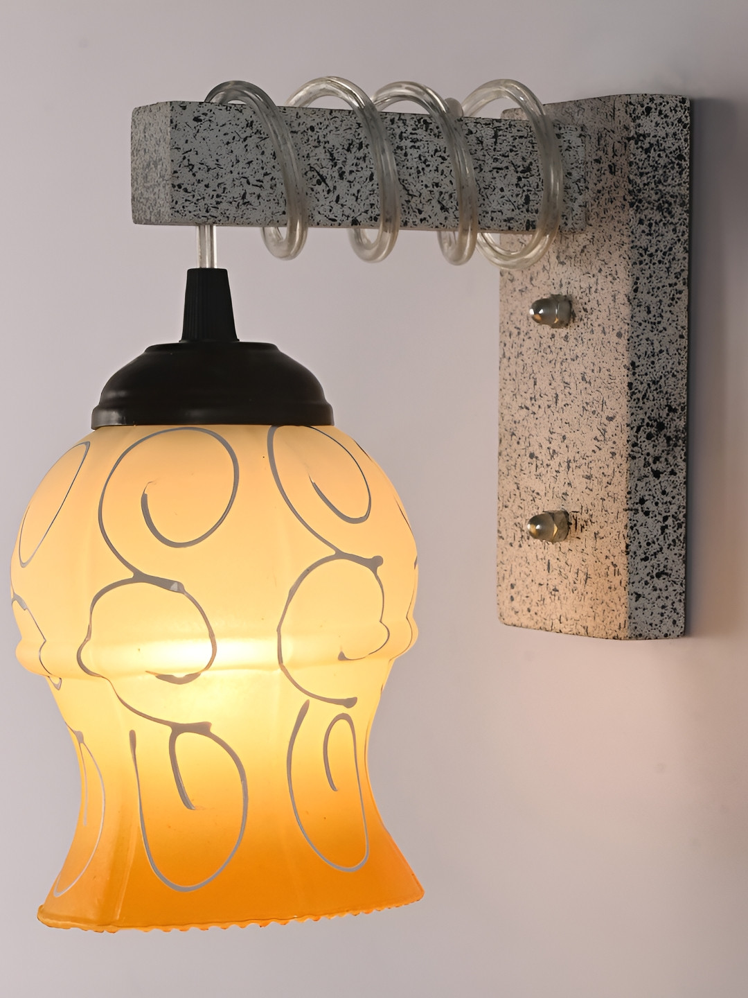 

Afast White Glass Wall Lamp