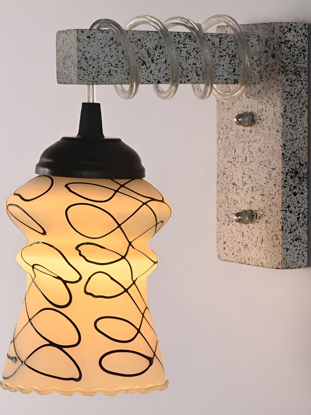 

Afast White Glass Wall Lamp
