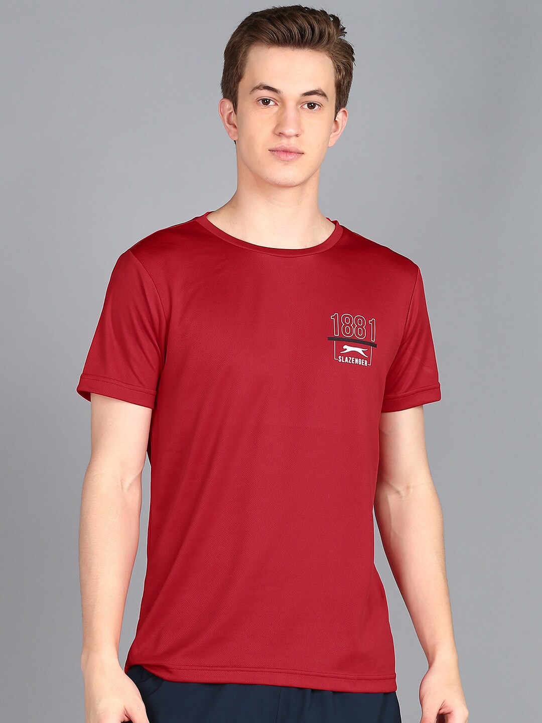 

Slazenger Brand Logo Printed T-Shirt, Red