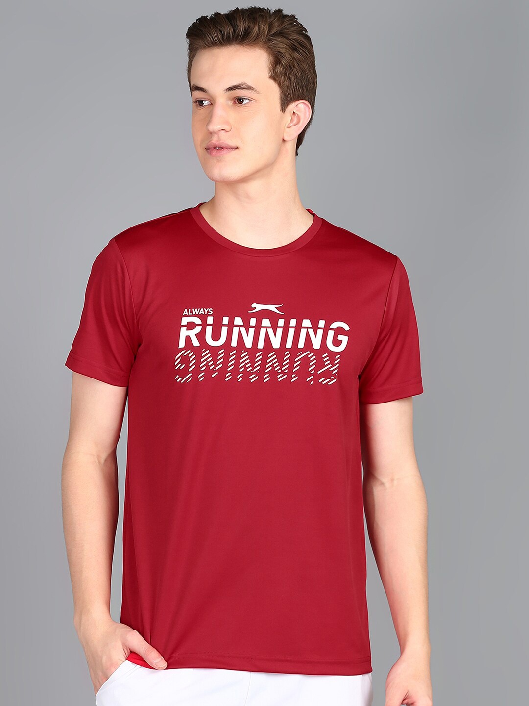 

Slazenger Typography Printed Short Sleeves T-Shirt, Red