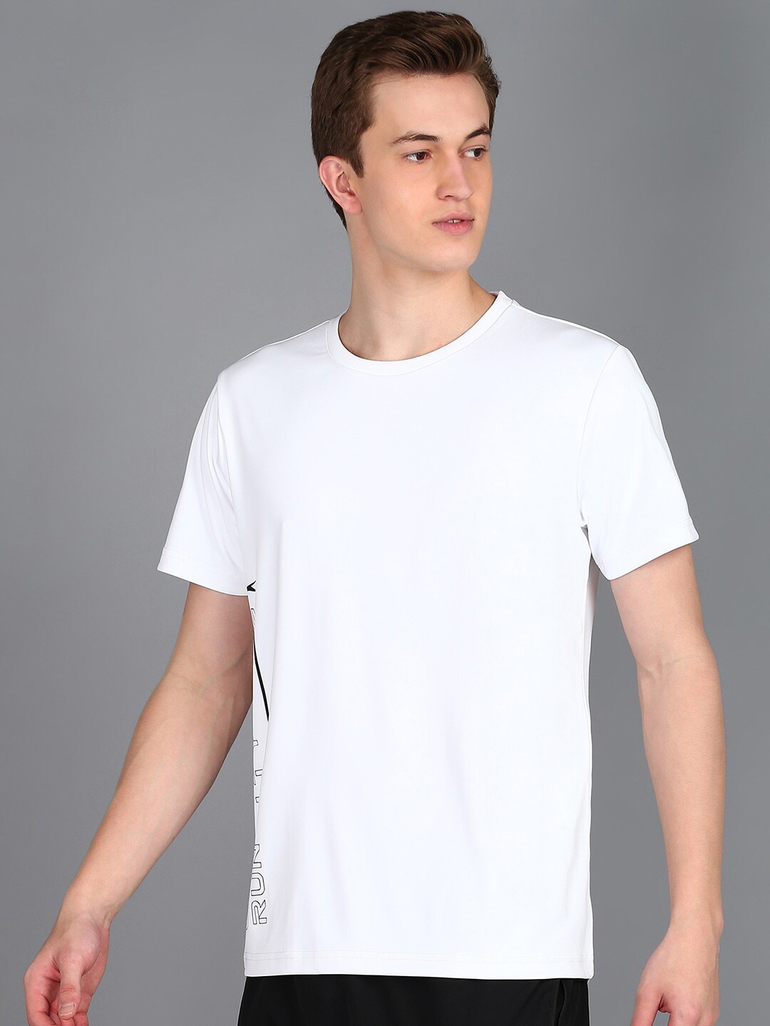 

Slazenger Round Neck Short Sleeves Sports T-shirt, White