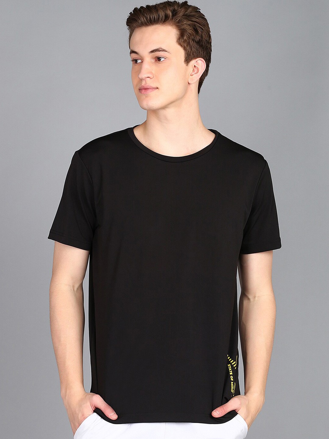 

Slazenger Round Neck Short Sleeves Sports T-shirt, Black
