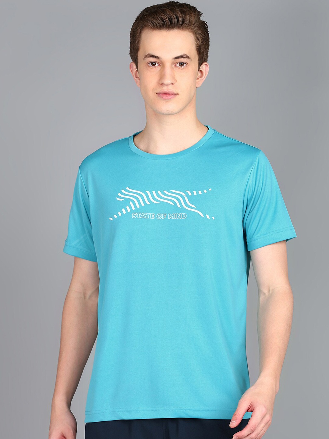 

Slazenger Typography Printed Short Sleeves Sports T-shirt, Blue