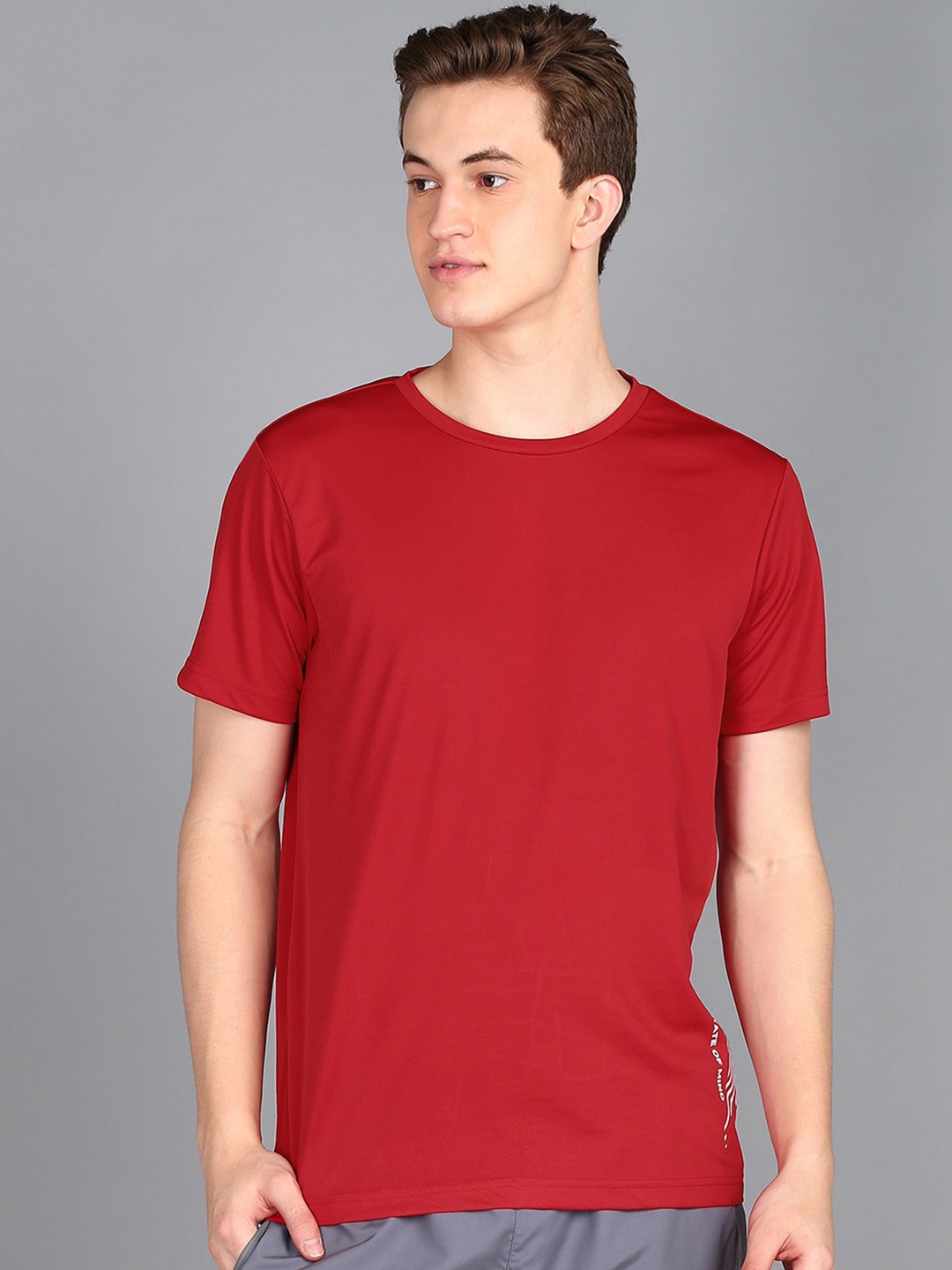

Slazenger Round Neck Short Sleeves Sports T-shirt, Red
