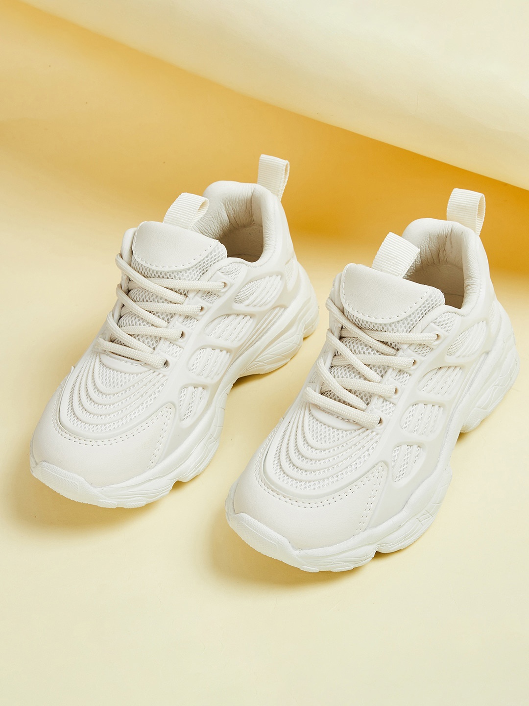 

Fame Forever by Lifestyle Boys Textured Basics Sneakers, White