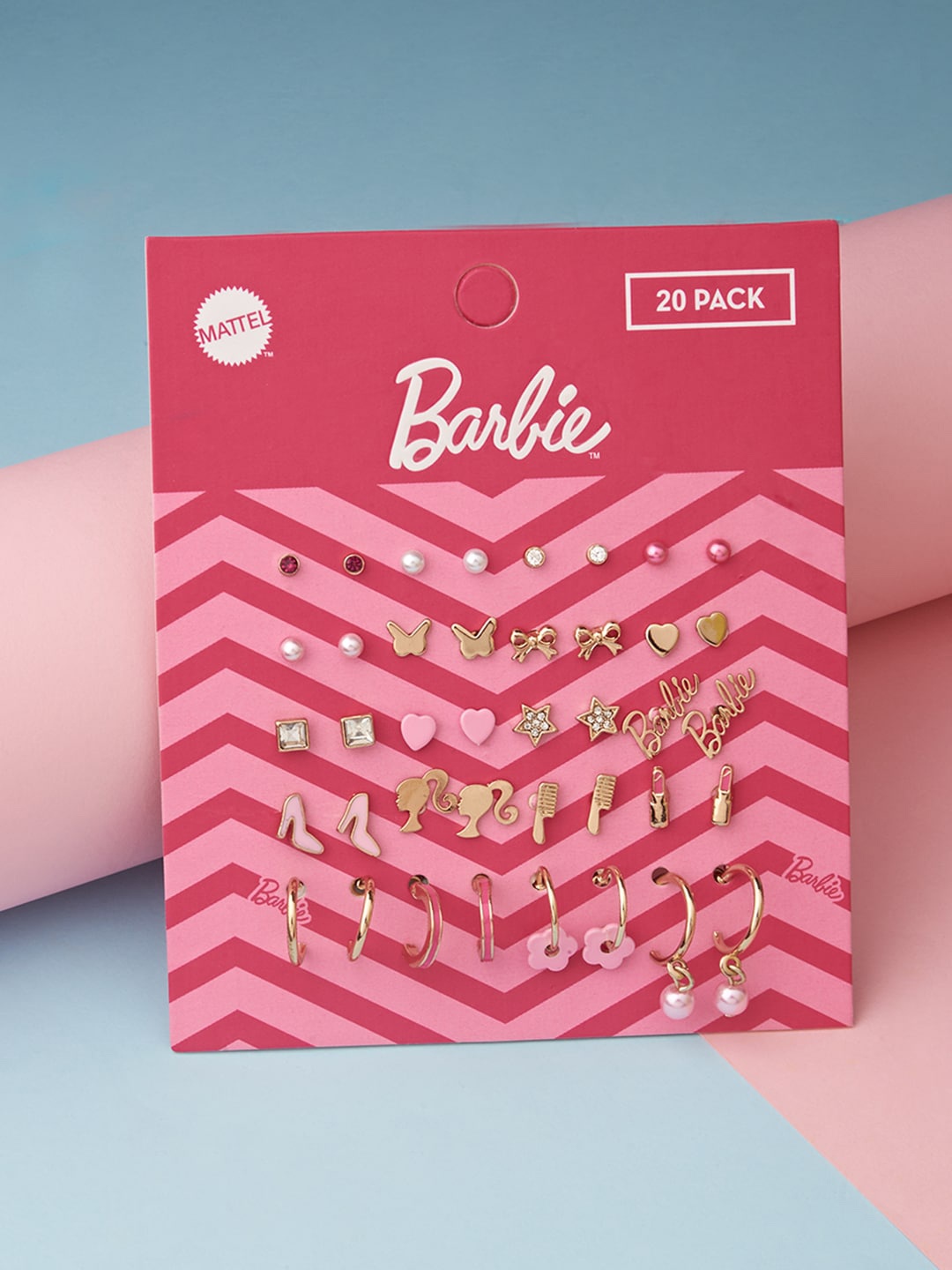 

ToniQ Set of 20 Gold-Plated Barbie Earrings