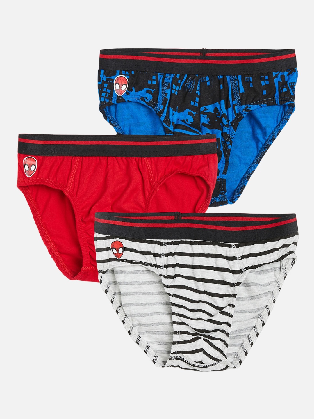 

Fame Forever by Lifestyle Boys Pack of 3 Spider-Man Cotton Briefs 1000013074933-MULTI, White