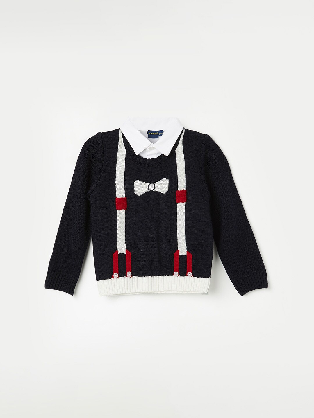 

Juniors by Lifestyle Boys Striped Acrylic Pullover Sweater, Blue