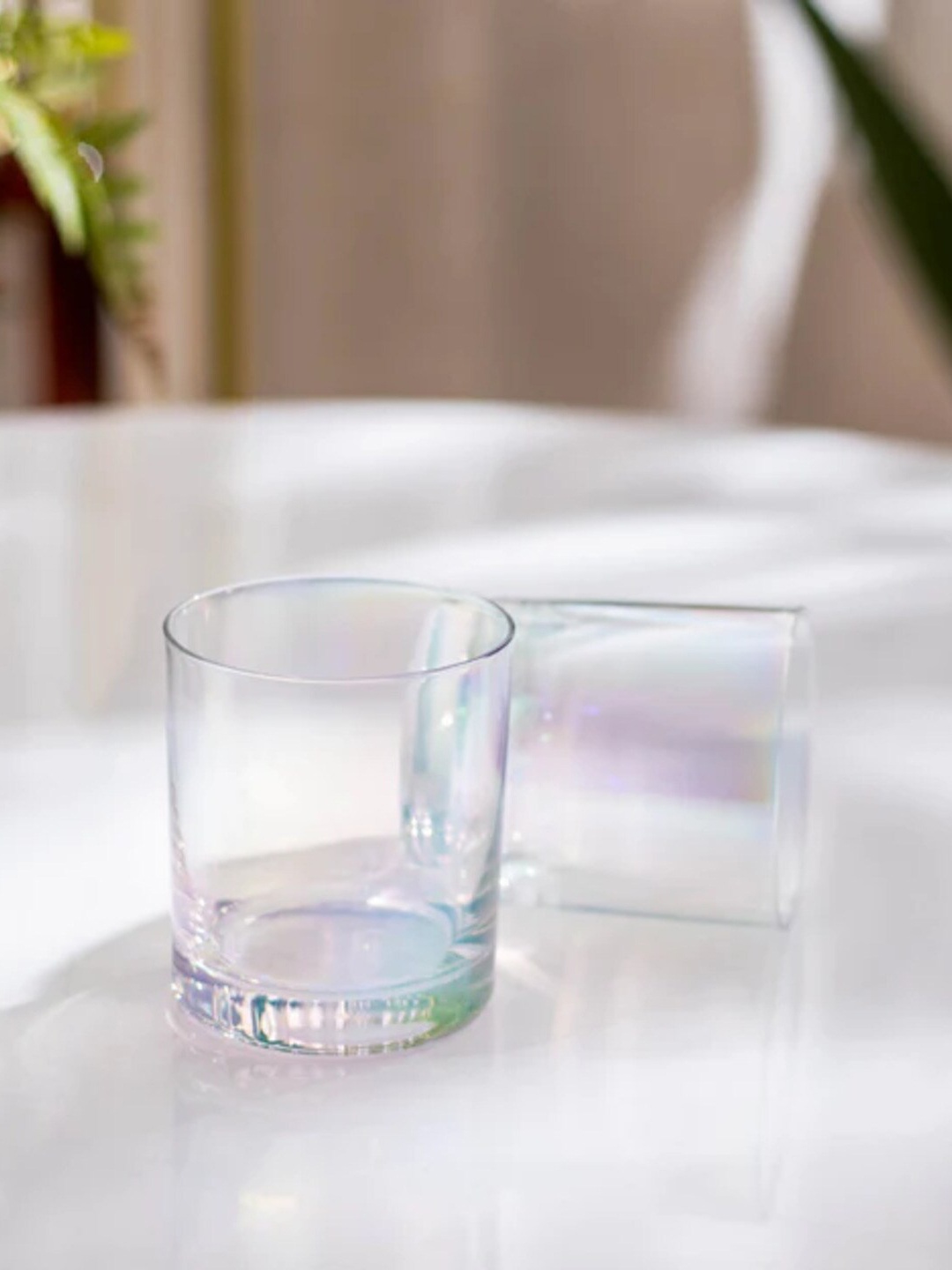 

THEDECORKART Transparent 2 Pieces Juice Glass 300 ml
