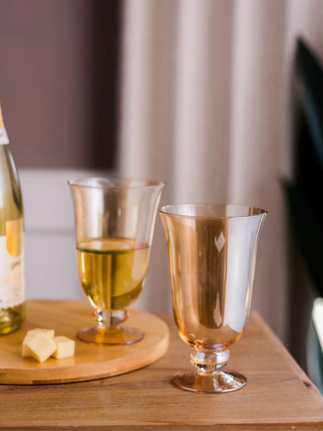 

THEDECORKART Transparent 2 Pieces Glass Water or Juice Glass 300ml