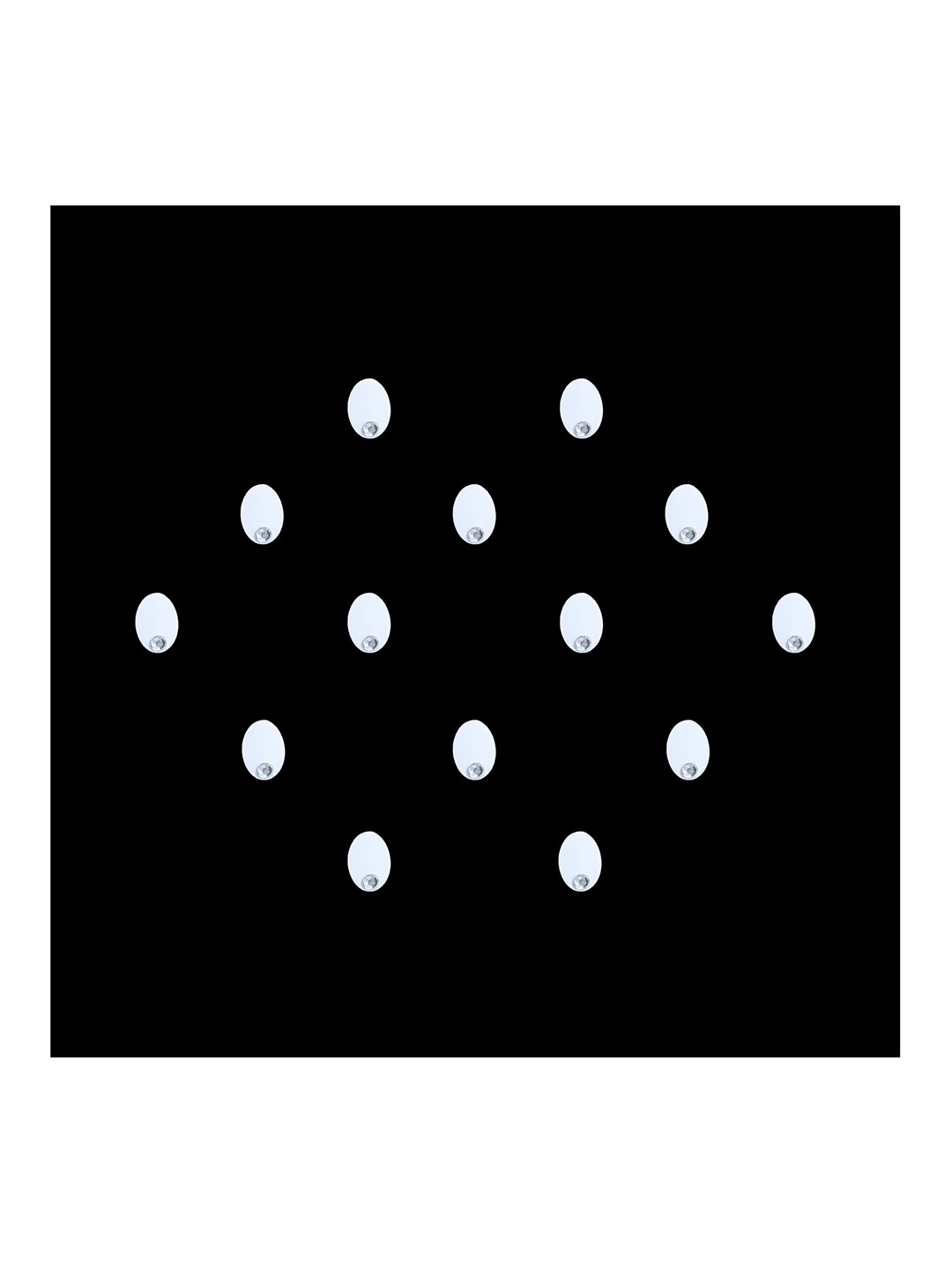 

Comet Busters 14-Pcs BIN2037 Handcrafted Beautiful Traditional Designer Bindi - White
