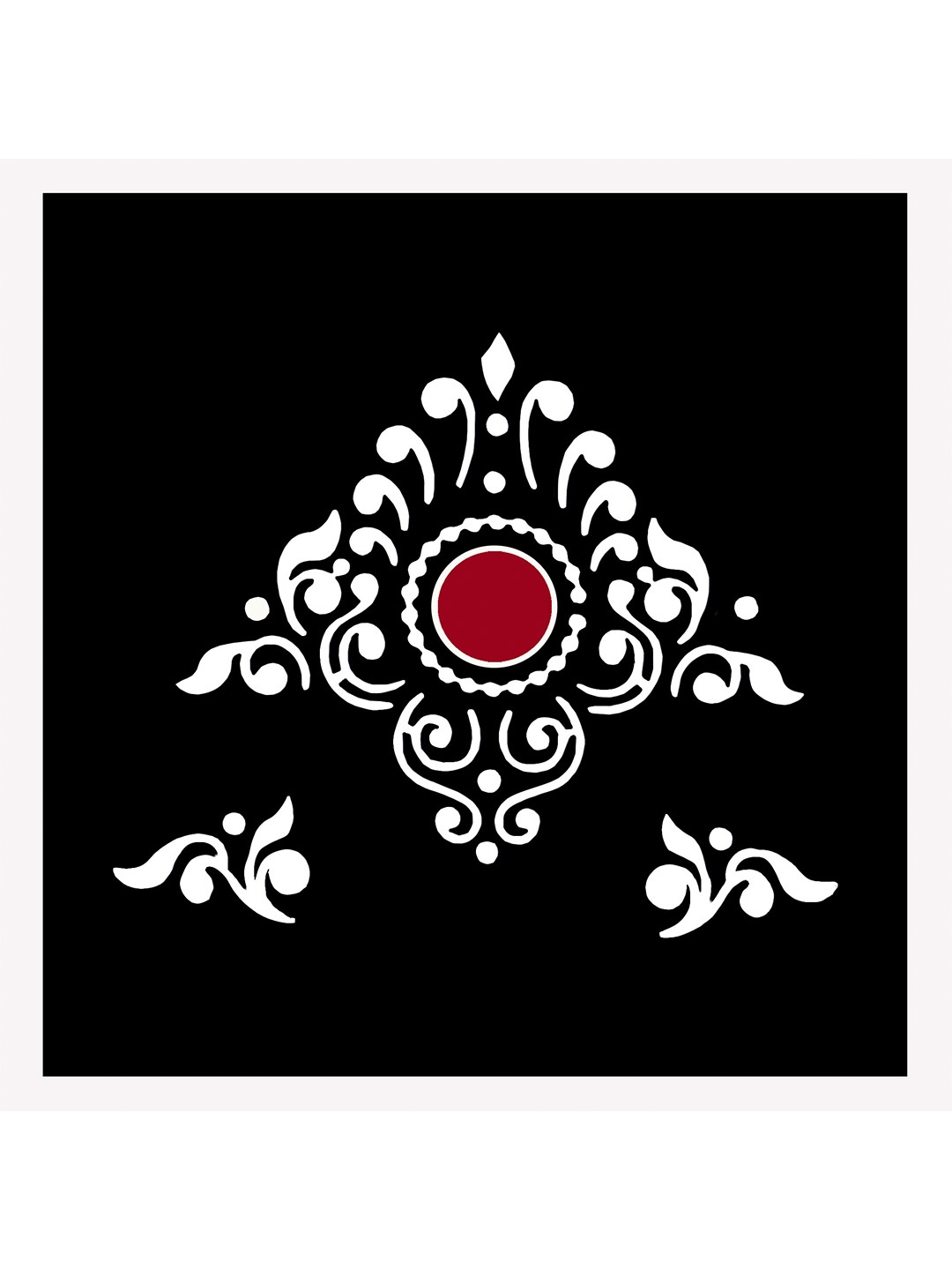 

Comet Busters BIN2050 Handcrafted Beautiful Traditional Designer Bindi - White