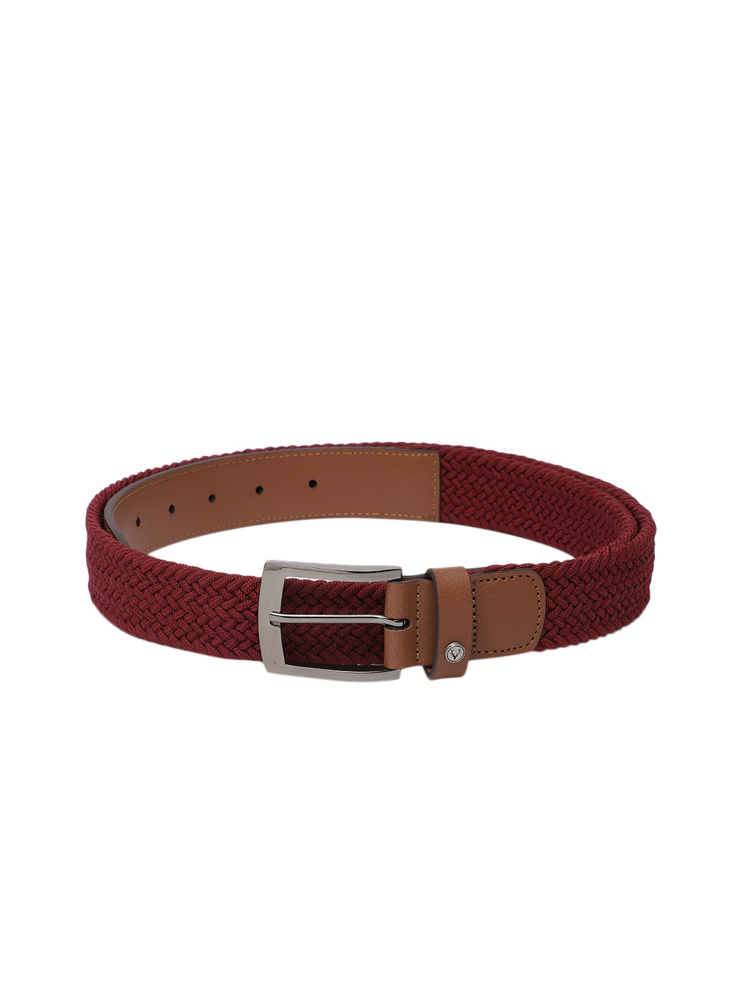 

Allen Solly Men Woven Design Stretchable Belt, Burgundy