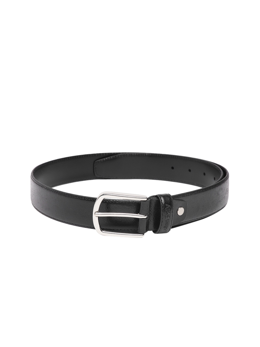 

Allen Solly Men Solid Leather Belt, Black