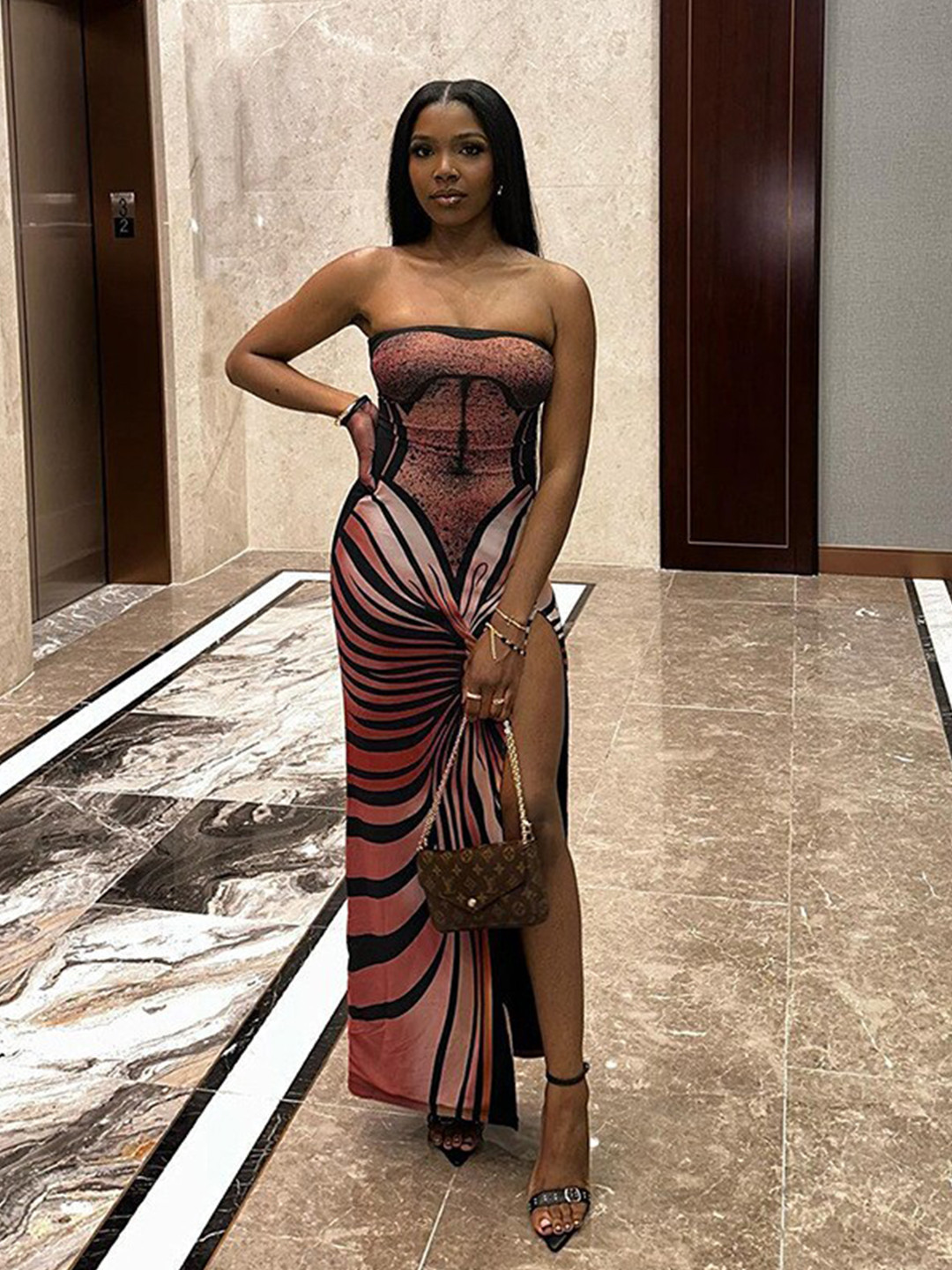 

StyleCast Brown Dress