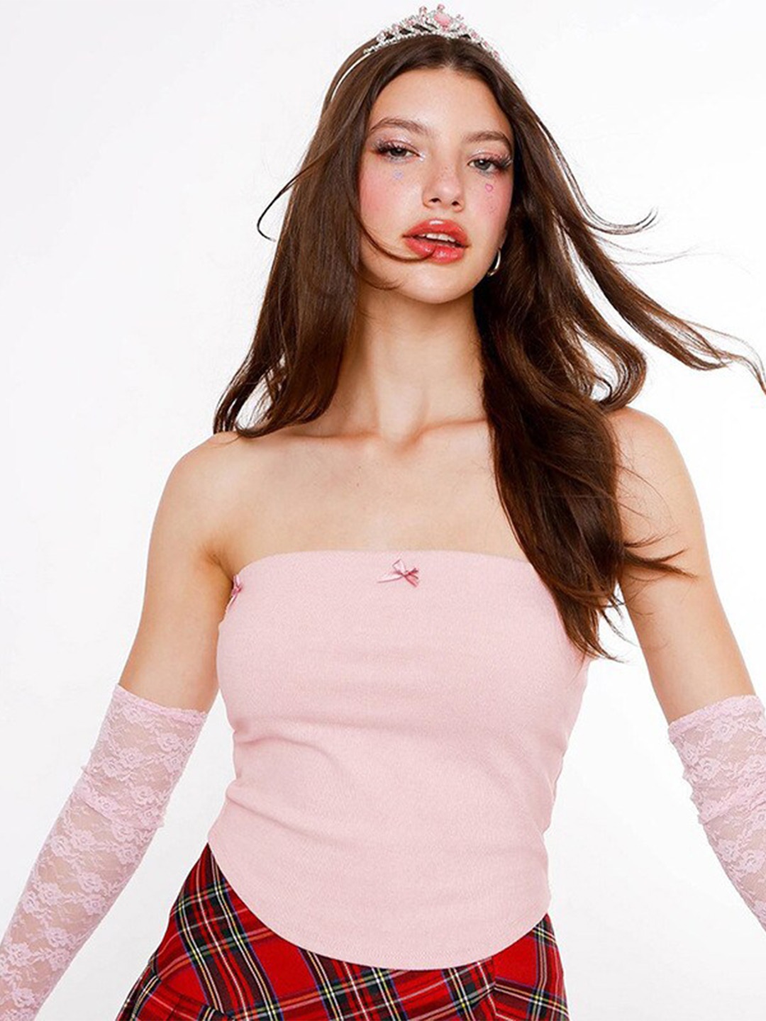 

StyleCast Pink Strapless Tube Top