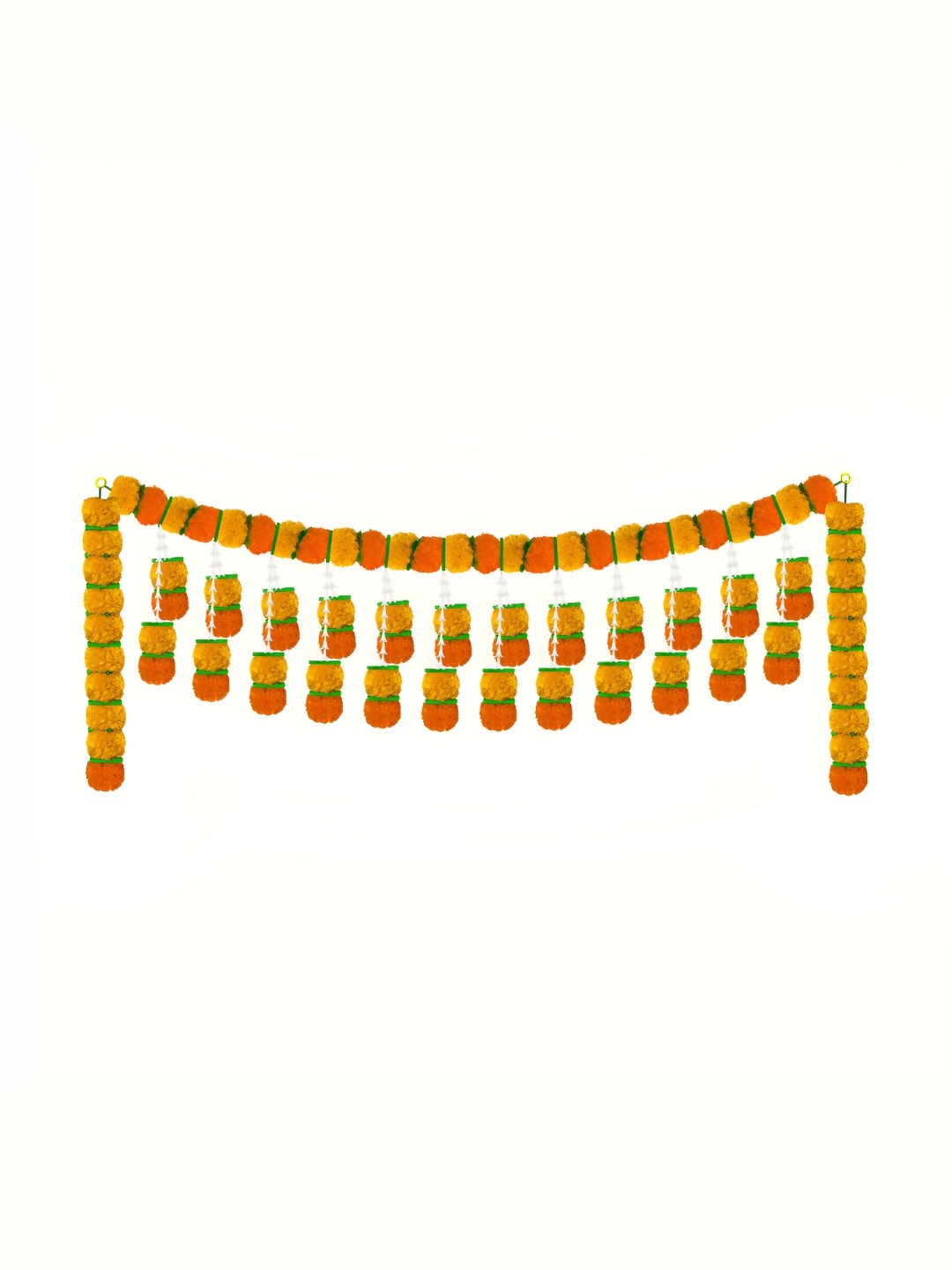 

iHandikart Orange Coloured Hanging Marigold Artificial Flower