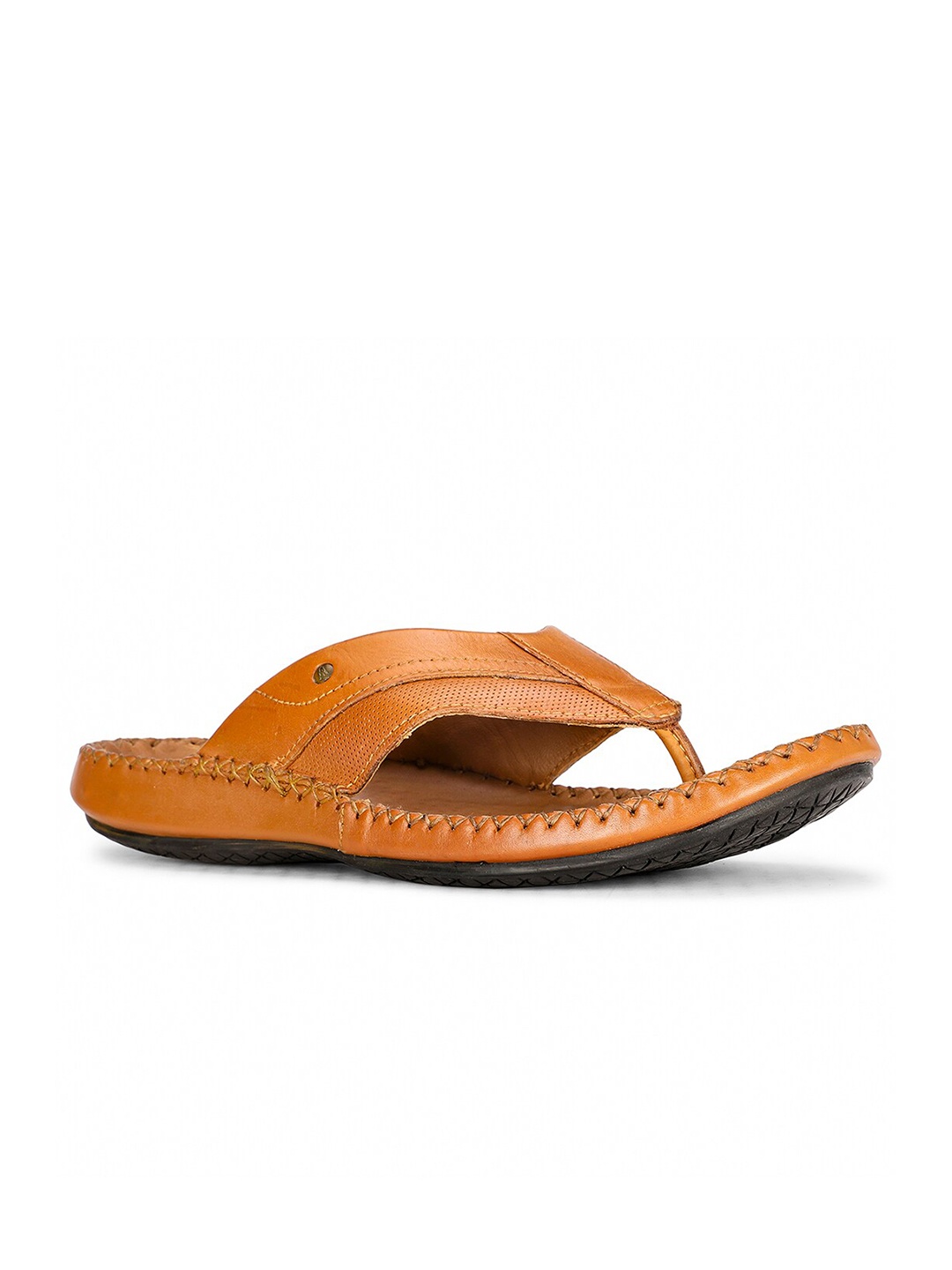 

Hush Puppies Leather Slip-On Comfort Sandals, Tan