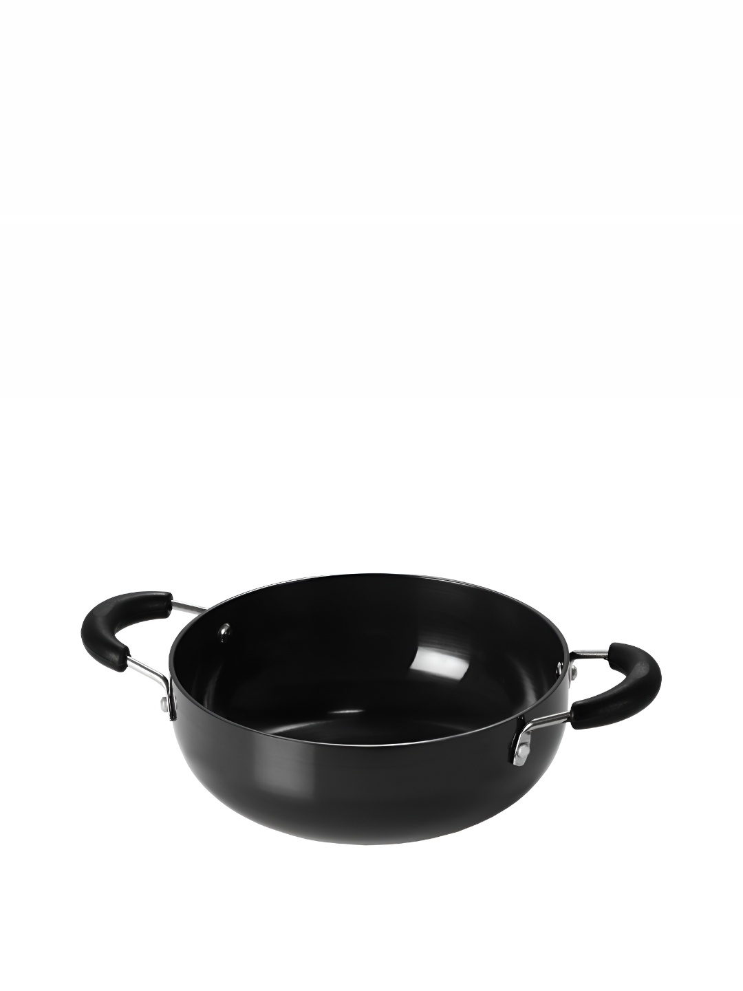 

Sumeet Black Aluminium Dishwasher Safe Kadhai