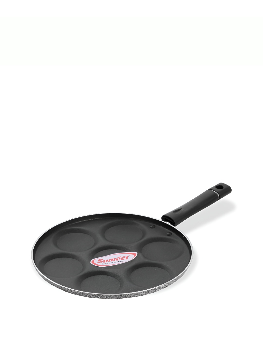 

Sumeet Black Aluminum Nonstick Multi Snack Maker Frying Pan