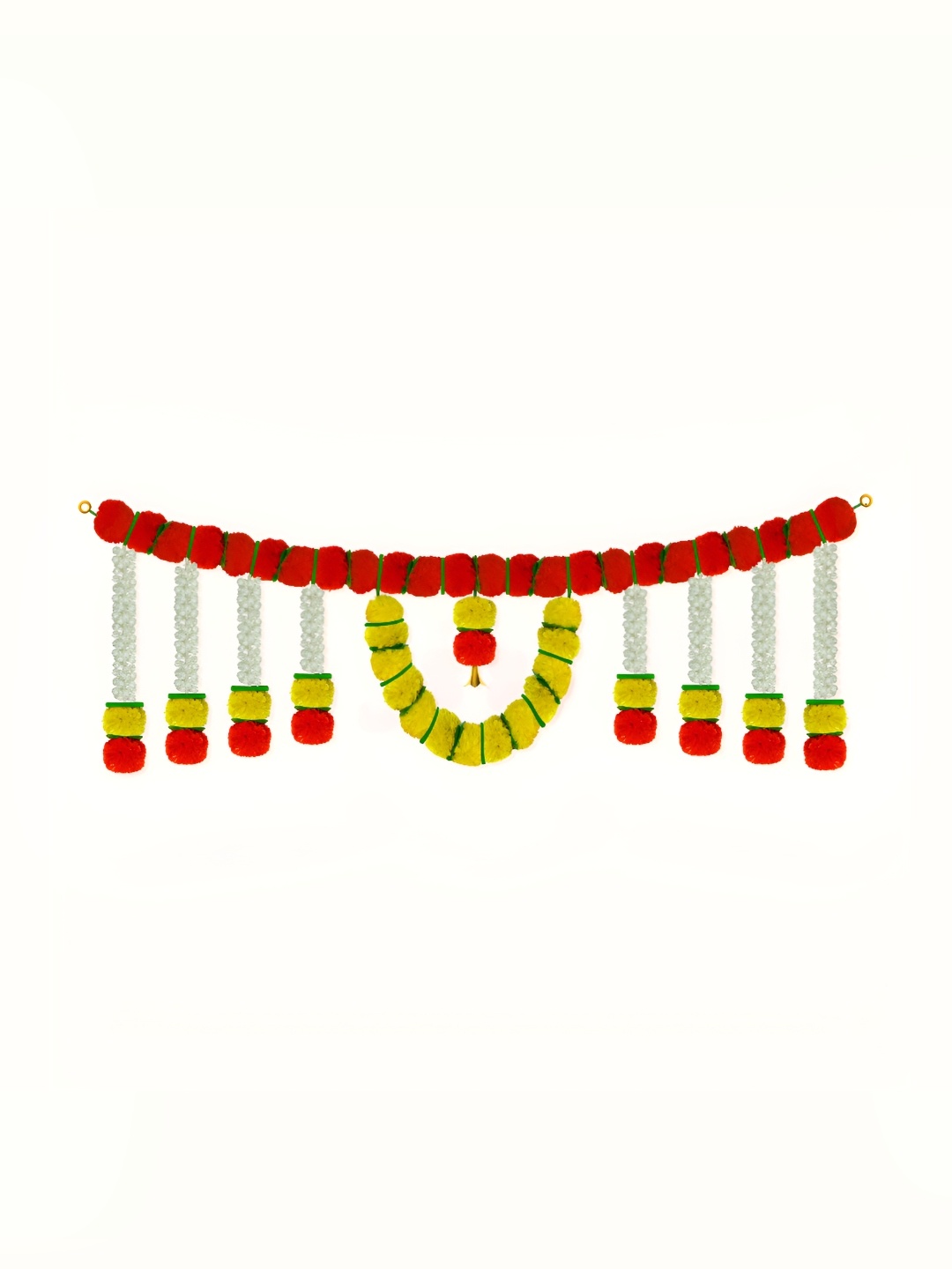 

iHandikart Orange Coloured Hanging Marigold Artificial Flower