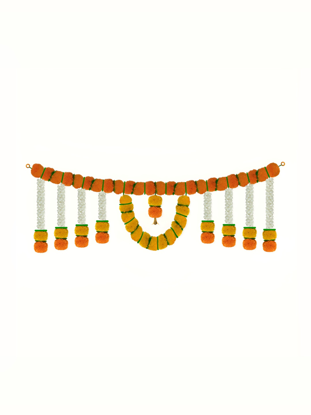 

iHandikart Orange Coloured Hanging Marigold Artificial Flower