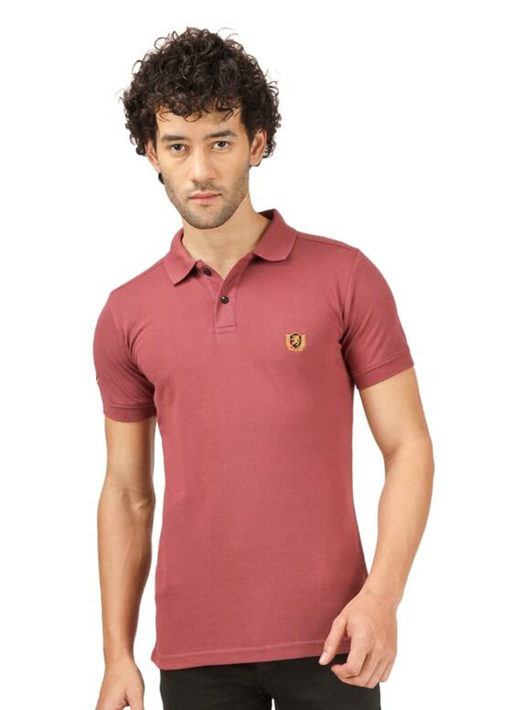 

BLUEFICUS Men Polo Collar T-shirt, Na