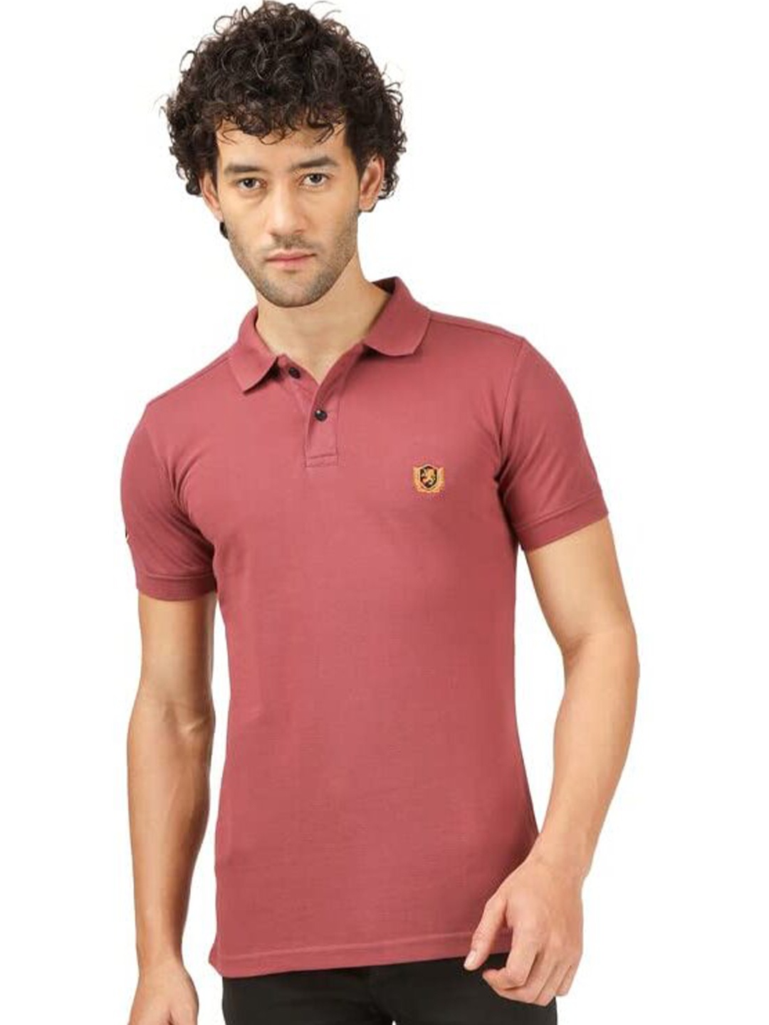 

BLUEFICUS Men Polo Collar T-shirt, Na