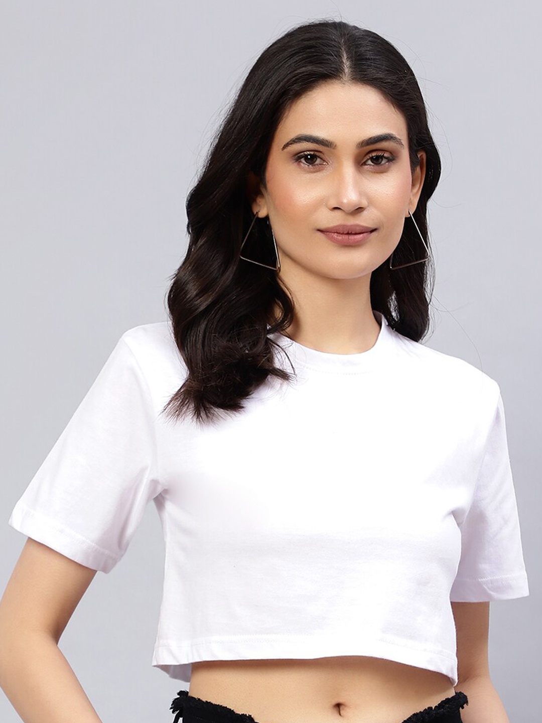 

DIAZ White Crop Top