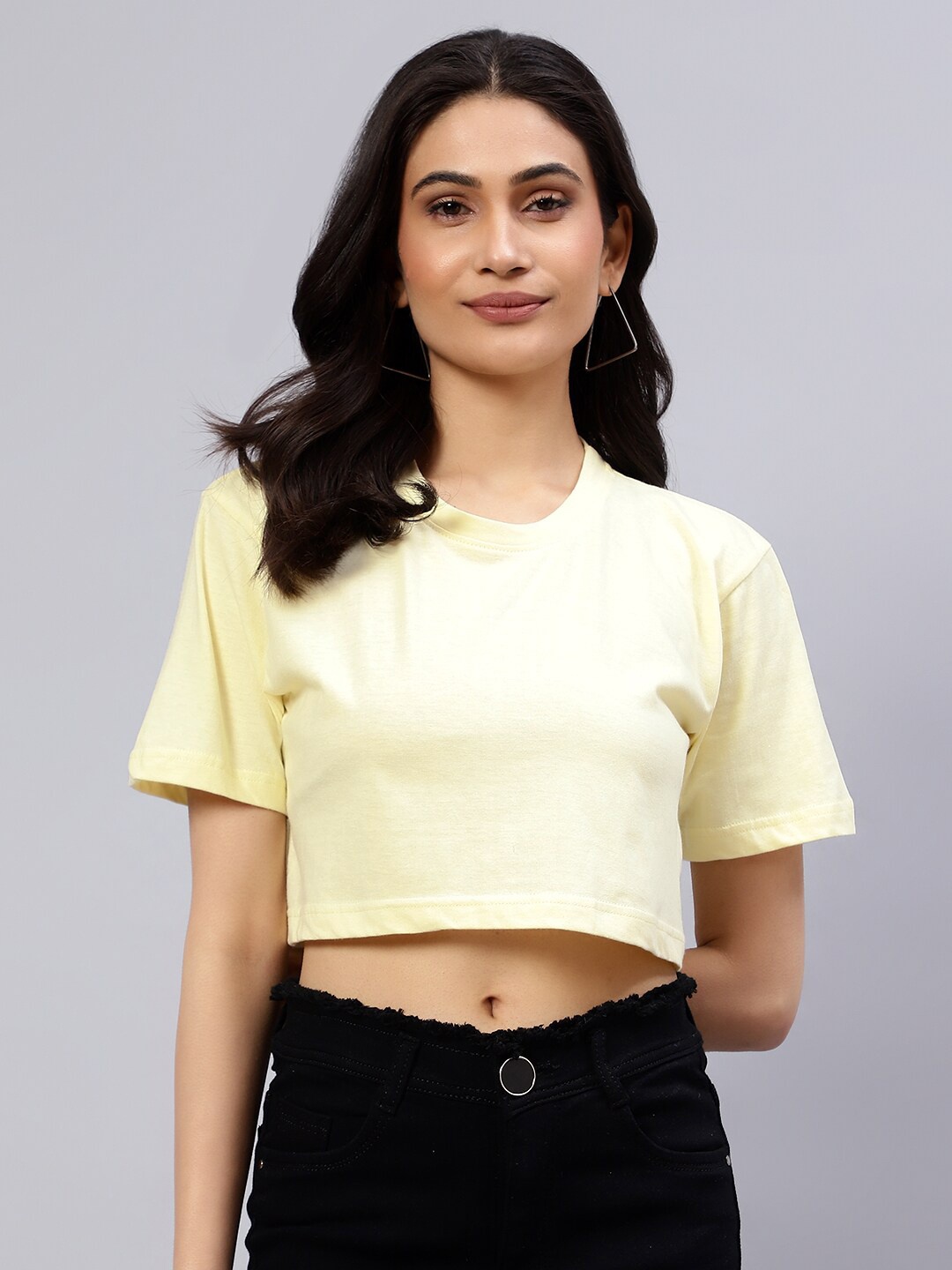 

DIAZ Lime Green Crop Top