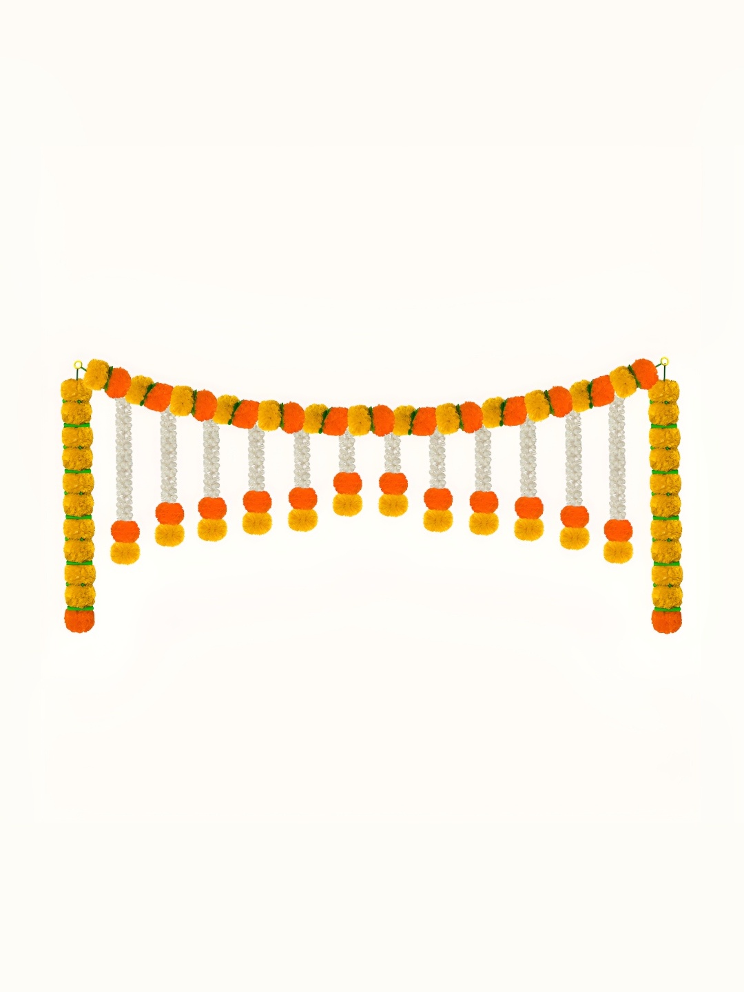 

iHandikart Yellow & Orange Hanging Marigold Artificial Flower