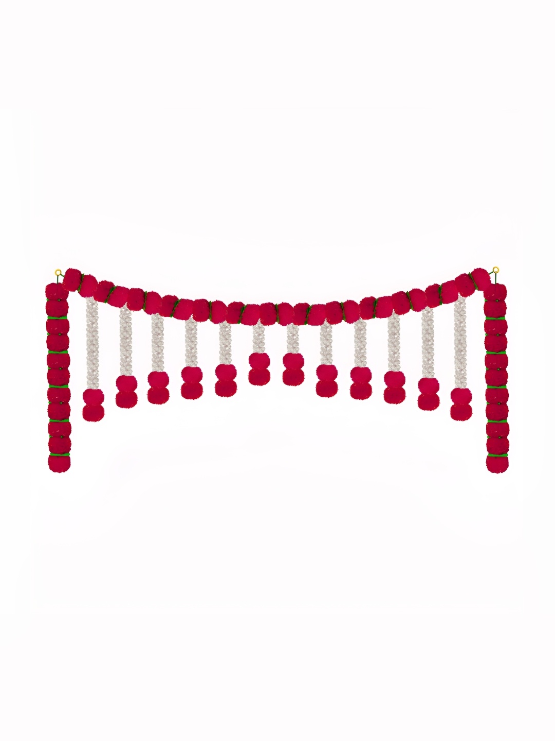 

iHandikart Red Hanging Marigold Artificial Flower