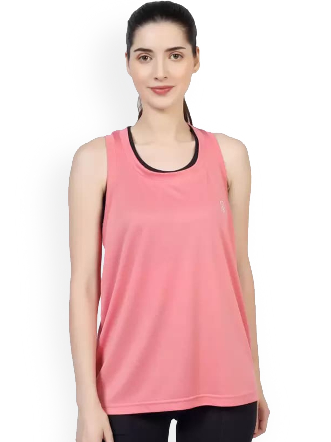 

BlueFicus Sleeveless Pure Cotton Top, Peach