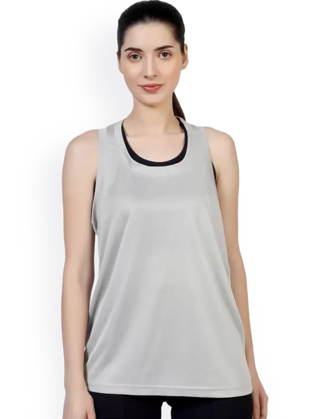 

BLUEFICUS Pure Cotton Sleeveless Tank Top, Grey