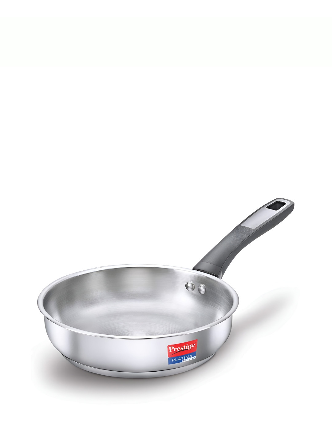 

Prestige Platina Popular Silver Toned Stainless Steel Frying Pan