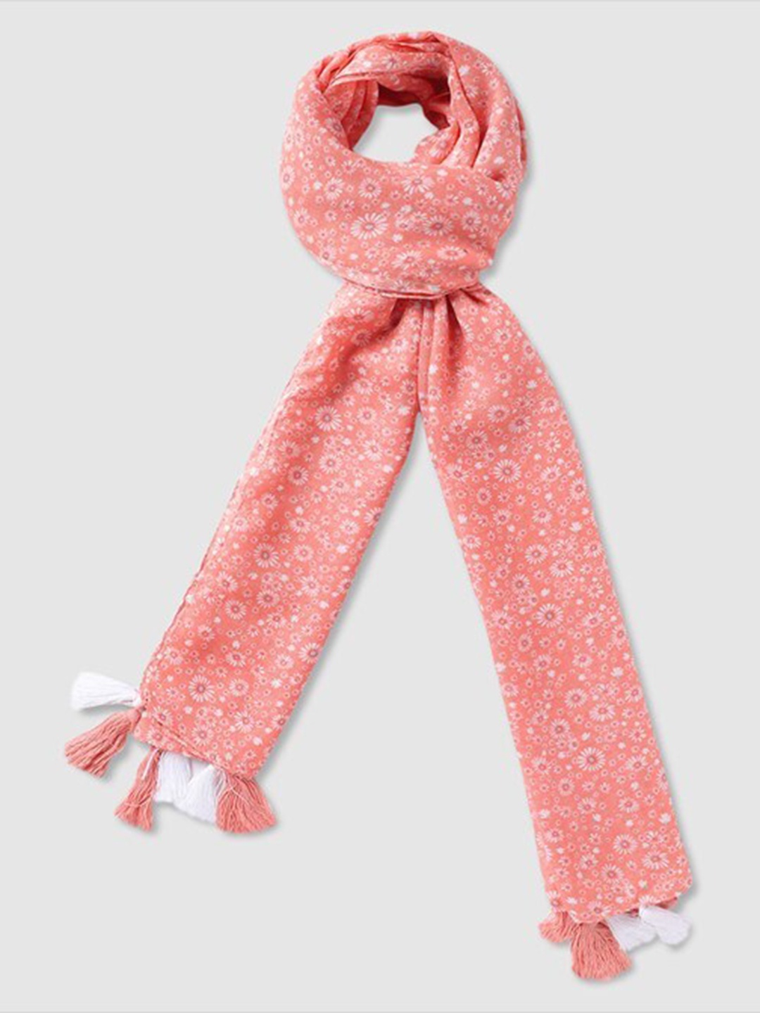 

Aila Women Printed Scarves, Pink