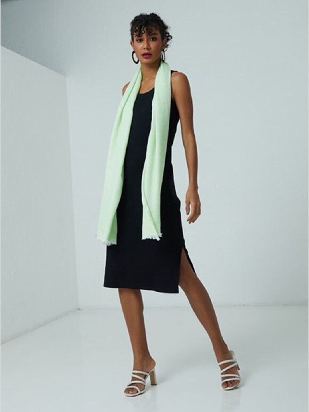 

Aila Women Cotton Scarves, Green