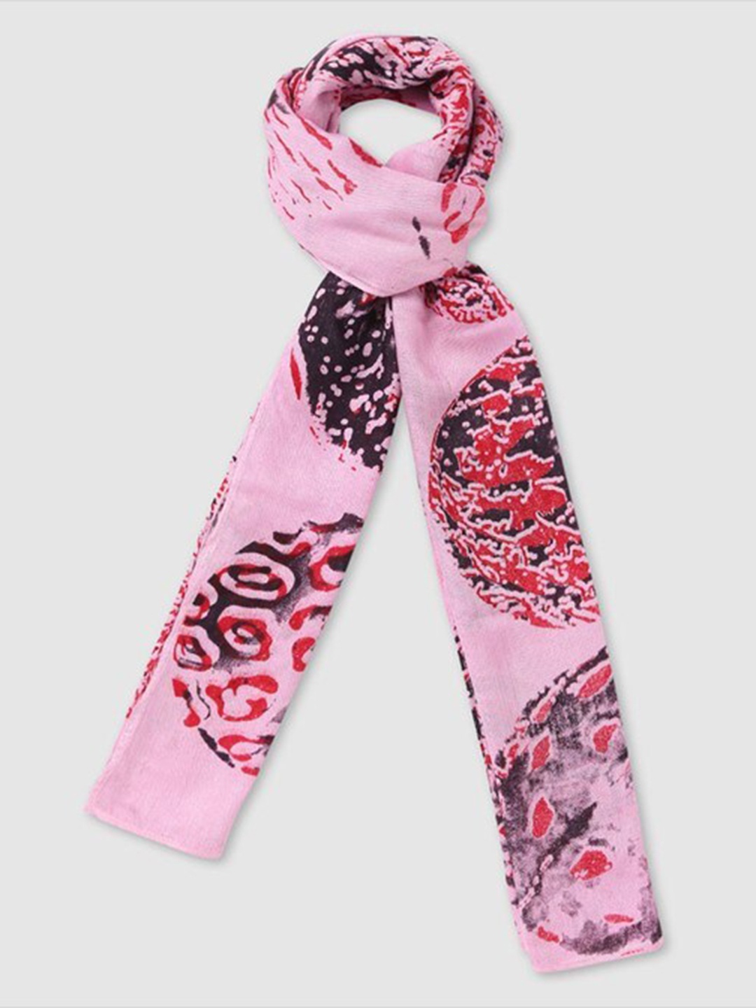 

Aila Women Printed Scarves, Pink