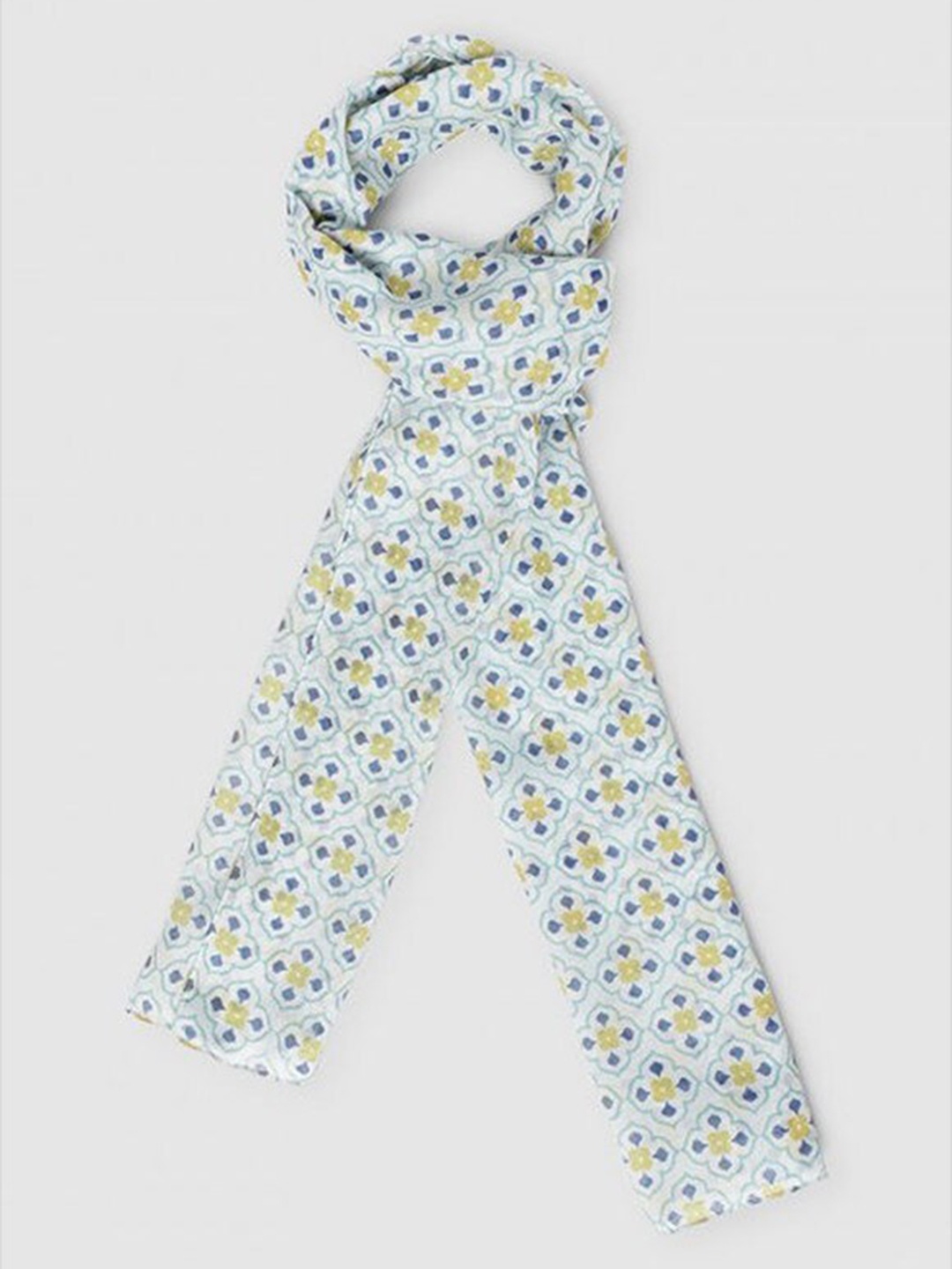 

Aila Women Printed Scarves, White
