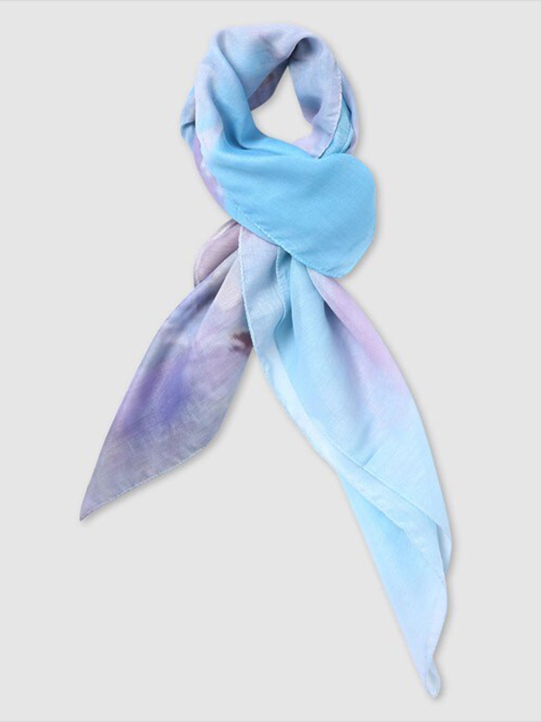 

Aila Women Tie & Dye Dyed Scarf, Blue