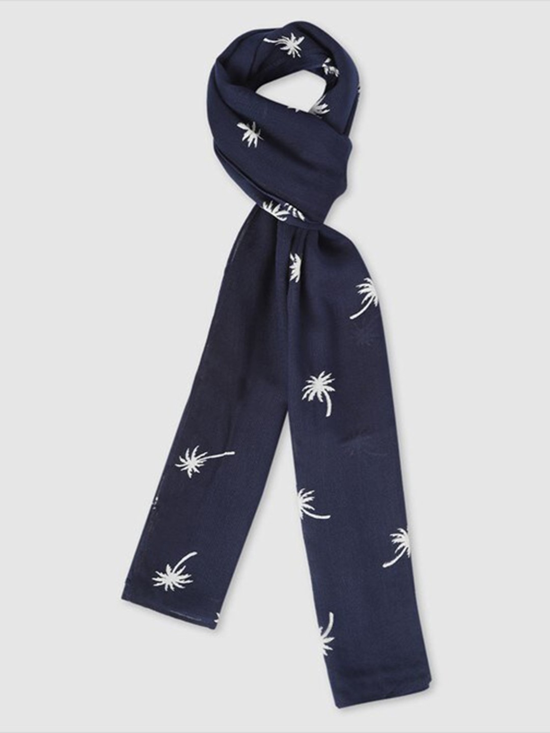 

Aila Women Printed Scarf, Blue