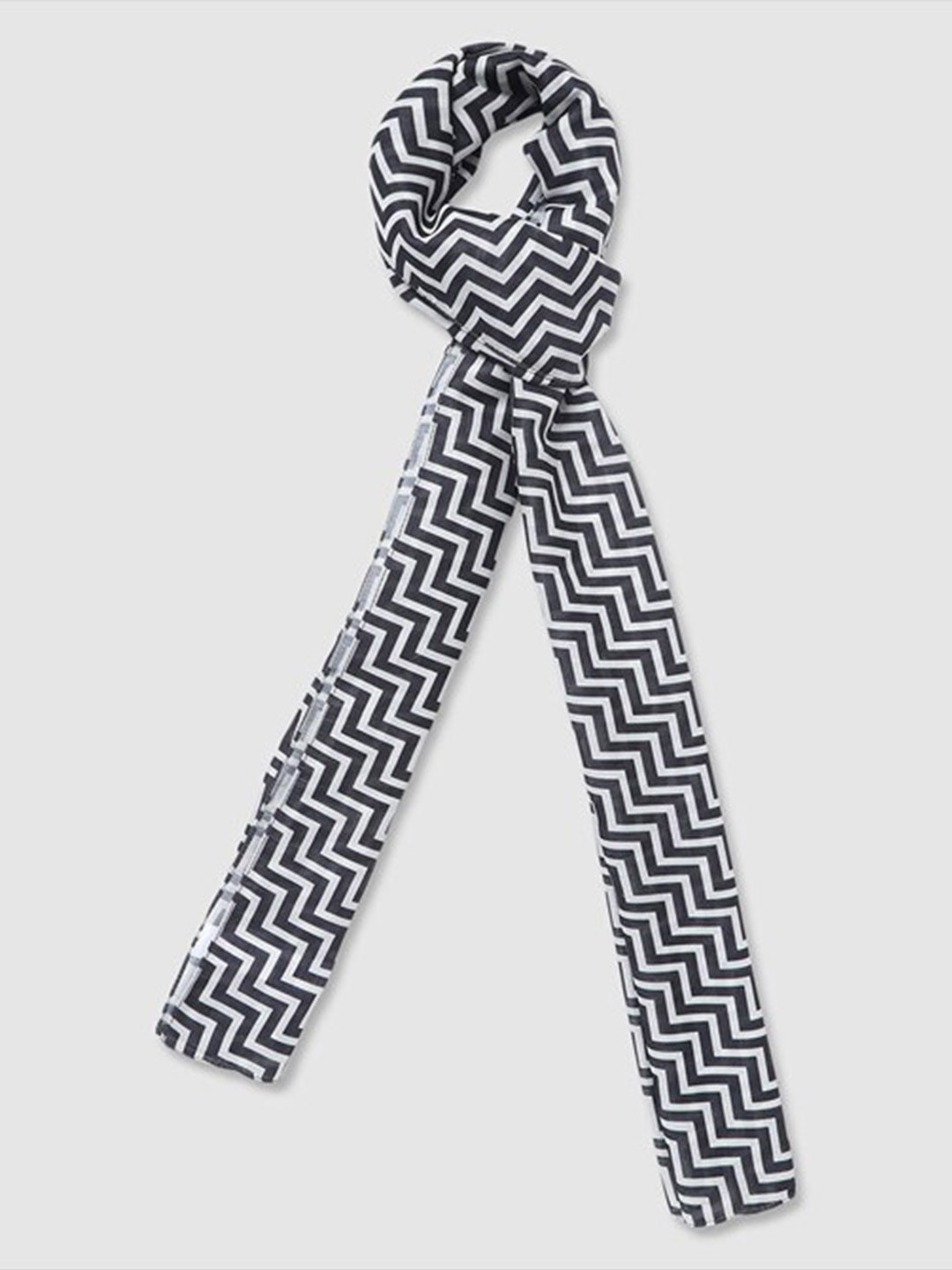 

Aila Printed Scarf, Blue